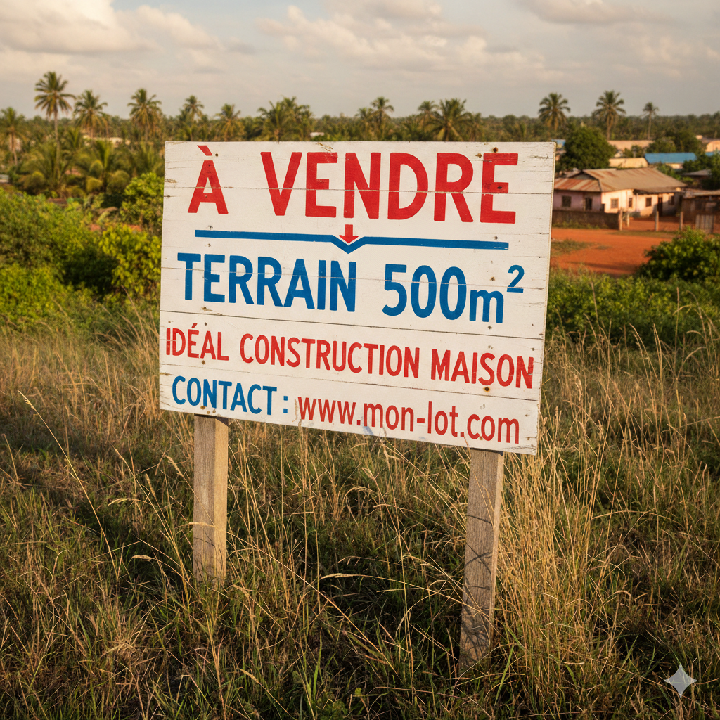 A VENDRE : 500 M² ROUTE D'ALEPE